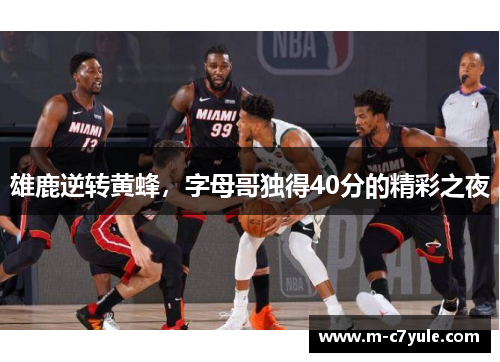 雄鹿逆转黄蜂，字母哥独得40分的精彩之夜